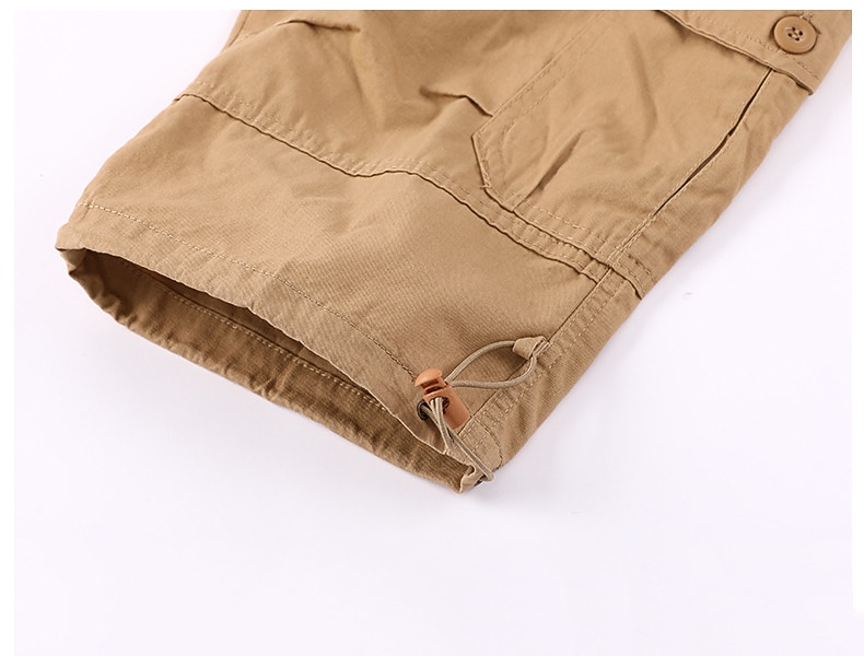 Hombre Pantalones cortos de carga Pantalones cortos de senderismo Militar Verano Primavera Al aire libre Ripstop Secado rápido Multi bolsillo Ligero Pantalones Capri Ejercito verde Camuflaje negro 2026 - $30.99 –P6