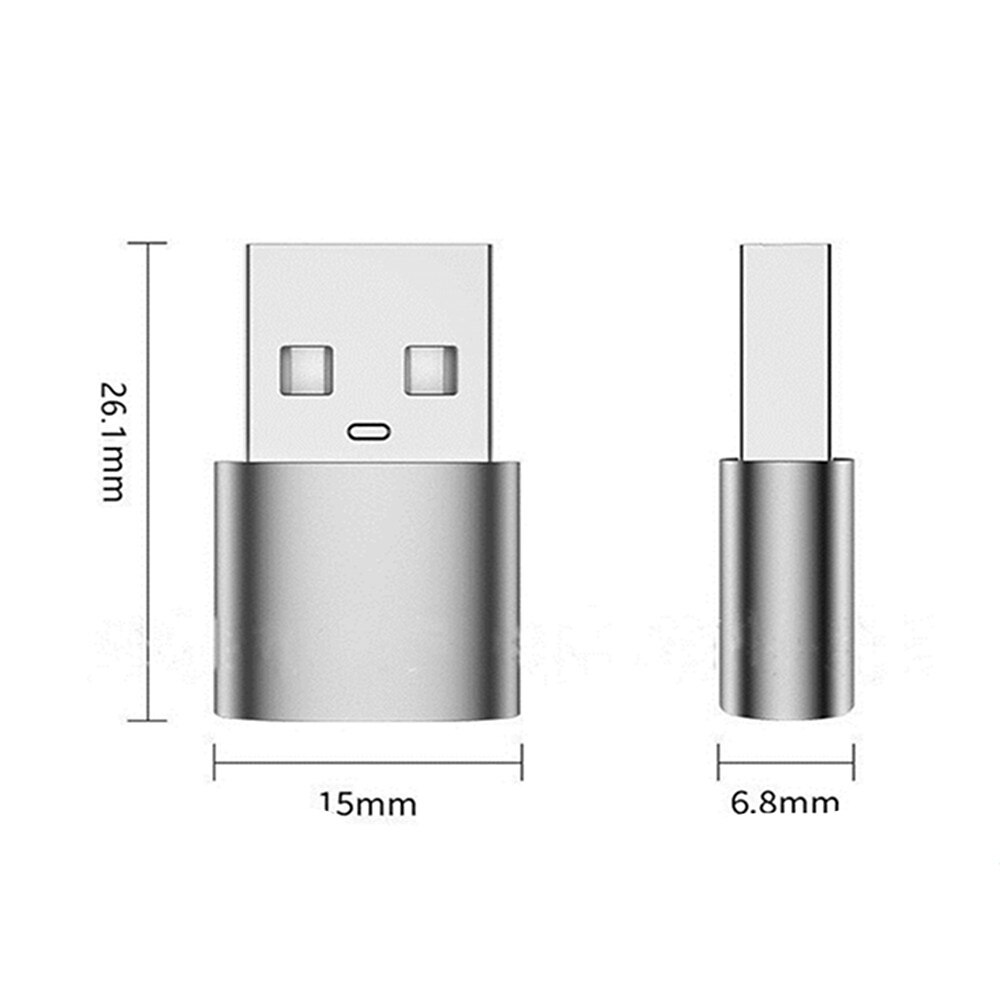 2025年 usb-cメス-usbオスアダプターtype-c-usb充電器コネクターforiphone12 13 pro max se airpods ipad air samsung galaxy s22 s21 note 20 a71 a72  コレクション – $11.99 –P5