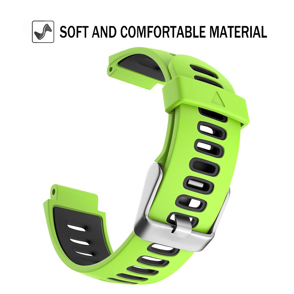 Ремешок для часов для Garmin Forerunner 220/230/235/620/630/735XT Approach S20 / S6 / S5 силиконовый Замена Ремень с помощью инструмента для удаления Дышащий Спортивный ремешок Браслет 2025 - $13.99 –P3
