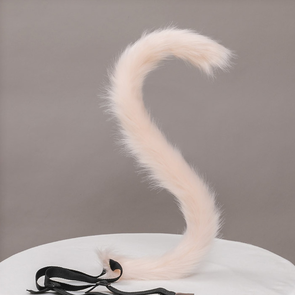 2025年 猫耳と尻尾のスーツ、動物アニメフェイクファー子猫耳ヘッドバンド、かわいい猫フェイクファーぬいぐるみヘッドドレスヘアフープロリータカーニバルコスプレ衣装パーティーヘッドピース  コレクション – $24.99 –P2