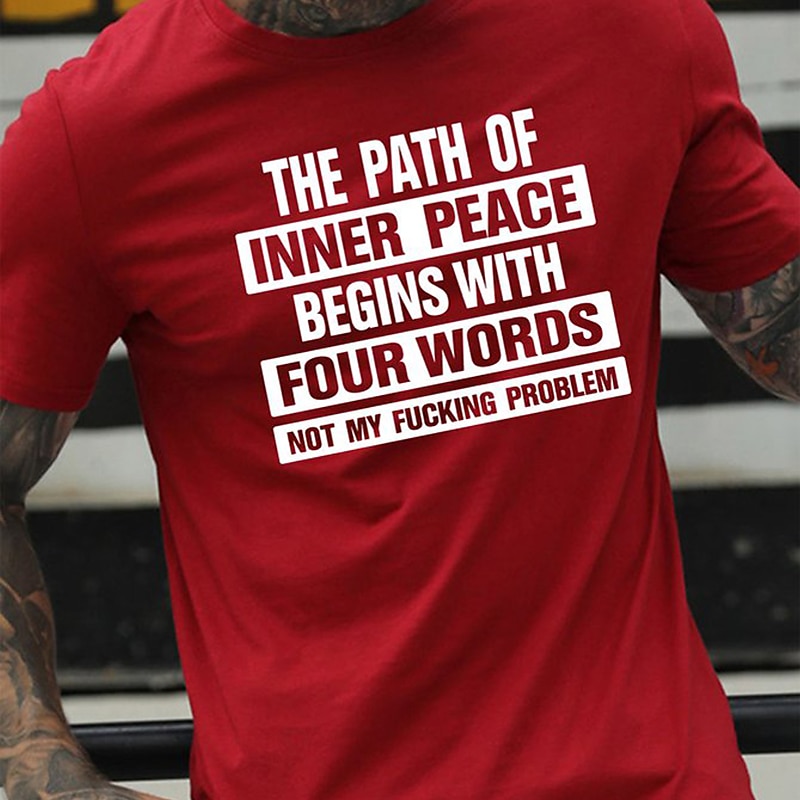 Homens Letra Camiseta Estilo casual 100% Algodão Manga Curta Gráfico Camisa Urze Cinza Preto Branco Camiseta confortável Férias Casual Roupas de estilistas de 2025 por $15.99 –P3