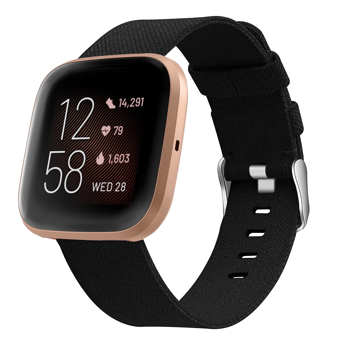 Cinturino per orologio  per Fitbit Versa 2 / Versa Lite / Versa SE / Versa Tessuto Nylon Sostituzione Cinghia Chiusura in metallo Regolabili Traspirante Polsino del 2025 a $14.99 –P5