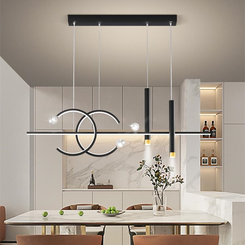 Proyector de luz colgante led, luz de lujo para comedor, personalidad creativa, candelabro de barra de cielo estrellado 2025 - $349.99 –P2
