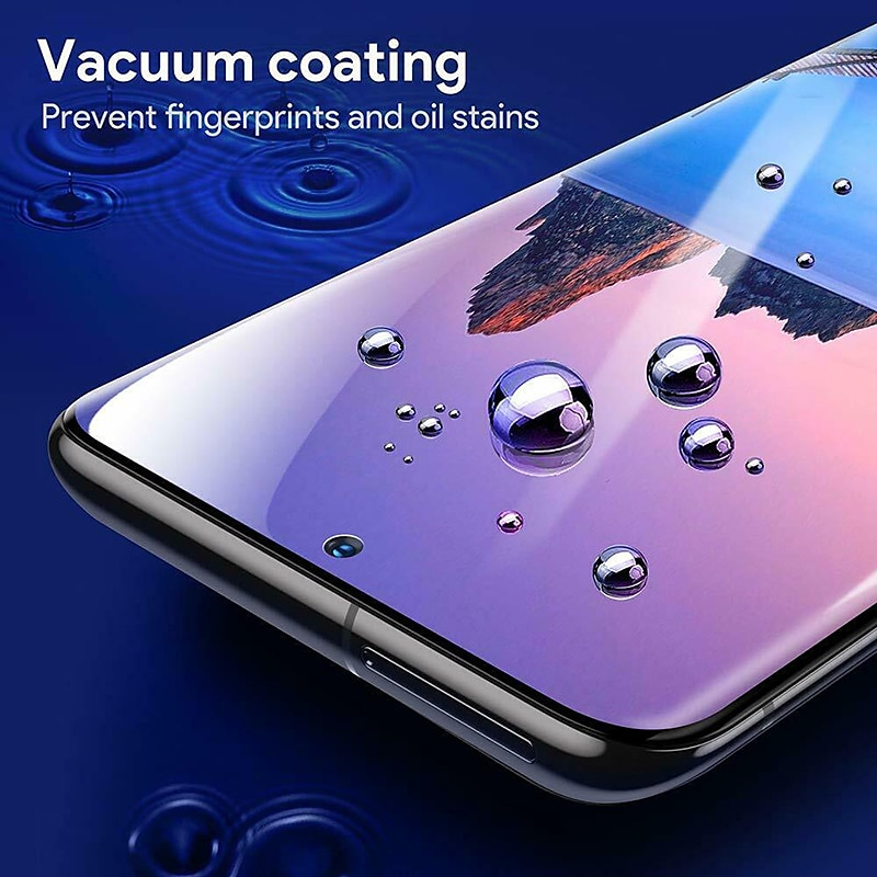 2 штs Защитная пленка Назначение Samsung Galaxy S25 Ультра S25 Ultra Plus S24 Ultra Plus S23 S22 S21 Плюс Ультра Закаленное стекло Уровень защиты 9H Против отпечатков пальцев HD 2025 - $6.99 –P5