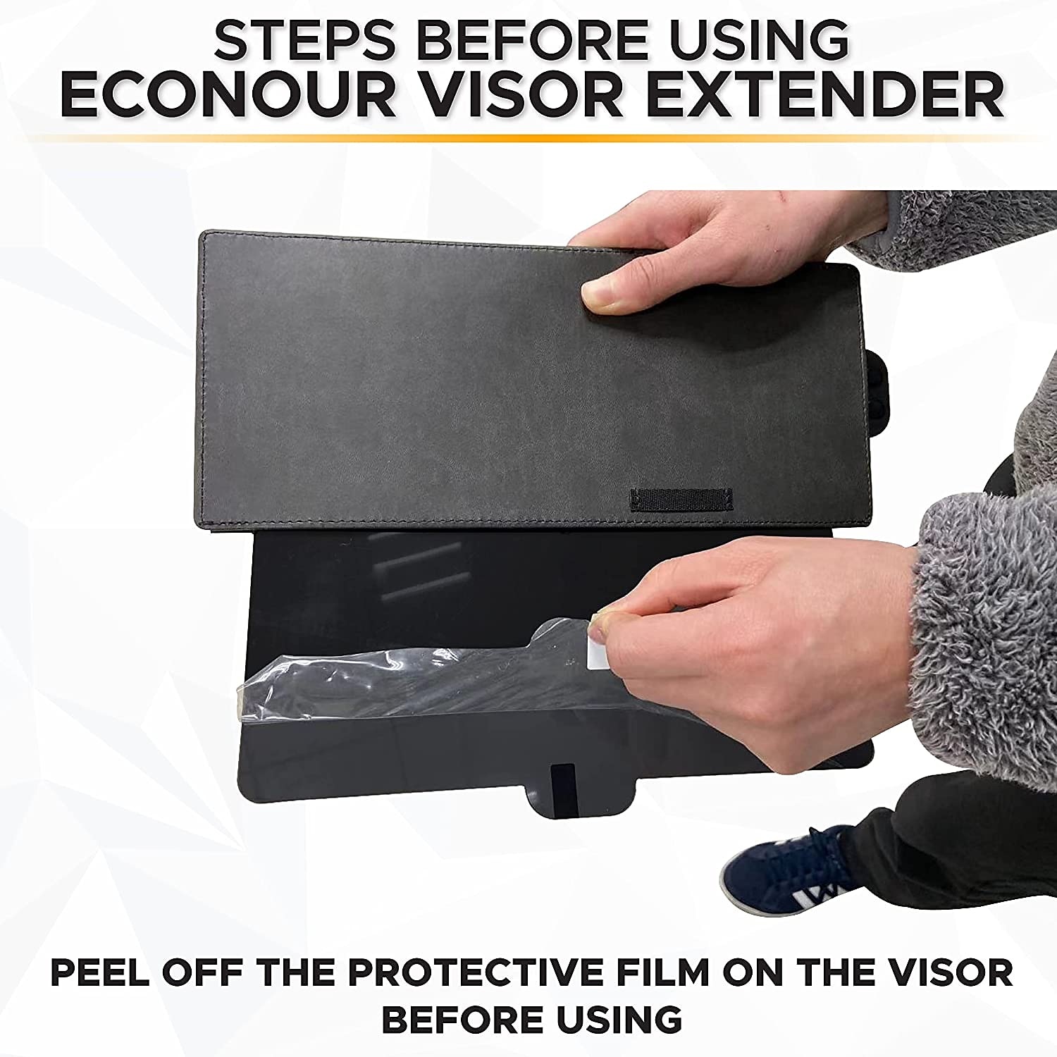 Polarized Sun Visor Extender for Car – Anti-Glare Windshield Sunshade, UV & Snow Protection for Front/Side Window 2025 - CAD $25.99 –P5
