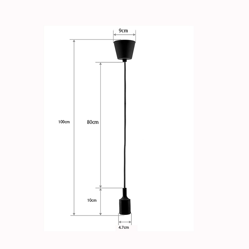 10 cm-es egyedi kialakítású színes függőlámpa led egyfejű műanyag modern bár led izzók 85-265v 2026 - $8.99 –P1