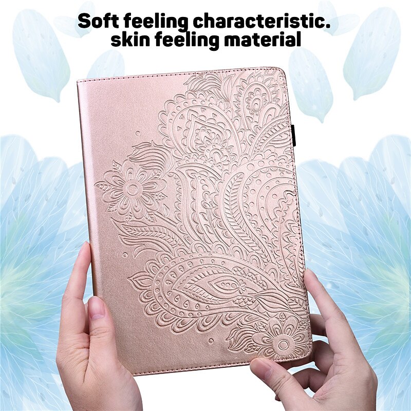 Tablet Case Cover For Samsung Galaxy Tab S8 11'' S7 11'' S6 Lite 10.4" A8 10.5'' A7 Lite 8.7'' A7 10.4'' A 8.0" 2022 2021 2020 with Stand Holder Flip Pencil Holder Flower PU Leather 2025 - $23.99 –P9