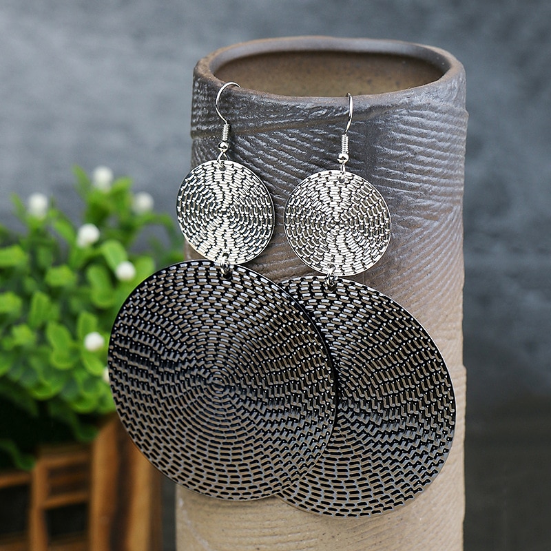 Per donna Orecchini a goccia geometrico Ciambelle Moda Semplice Boho Orecchini Gioielli Argento / Oro Per Feste Per eventi 1 paio del 2025 a $4.49 –P1