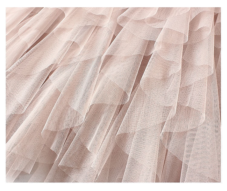 dámské swingové pracovní sukně tutu midi sukně plisované tyl jednobarevné kancelář / kariéra ulice podzim / podzim elegantní vintage móda černá růžová béžová šedá 2025 - $23.99 –P6