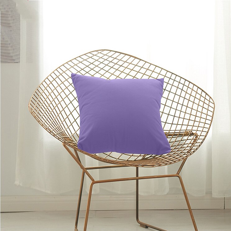 Decorative Toss Pillows 1pc Soft Plush Pillow Cover Solid Colored Candy color Multicolor Simple Square Zipper Traditional Classic Outdoor Cushion for Sofa Couch Bed Chair Pink Blue Purple Yellow 2025 - $10.99 –P11