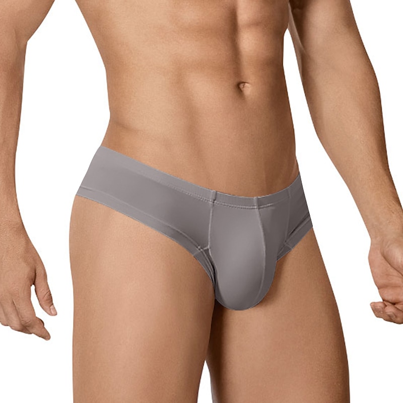 Herren 1 Packung Unterwäsche Boxer Grundlegend Polyester Einfarbig Niedrige Taillenlinie Schwarz Weiß 2025 - $10.99 –P5