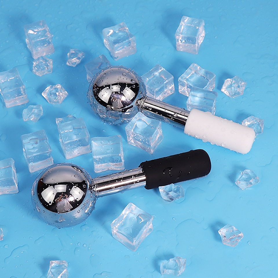 Stainless steel Ice Globes For Face Cold Face Roller Ice Sticks for Face Cooling Skin Care Massage Tool for Puffiness 2025 - $28.99 –P1