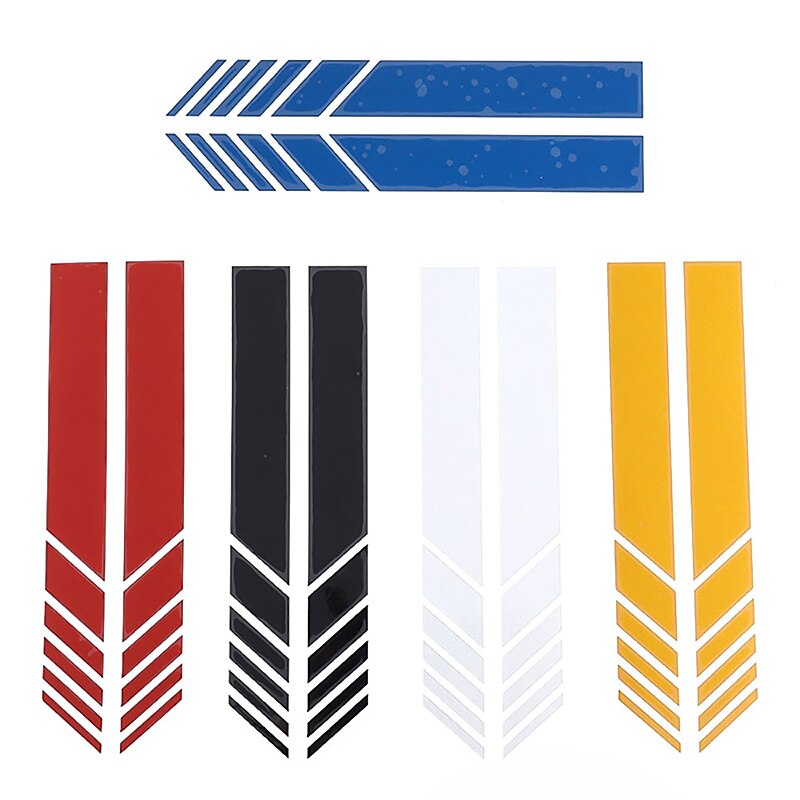 ملصقات سيارة starfire مرآة الرؤية الخلفية للسيارة مخططة عاكسة تحذير القيادة الآمنة شارات السهم تصميم ريشة مرآة الرؤية الخلفية ملصقات مقترنة بخمسة ألوان اختيارية 2 قطعة 2026 - $10.99 –P1