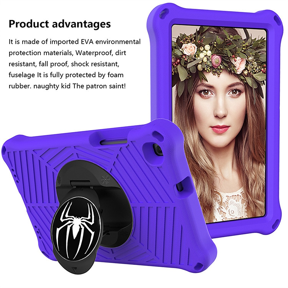 Tablet Case Cover For Samsung Galaxy Tab A8 10.5'' A7 Lite 8.7'' A 8.0" 2022 2021 2019 Handle with Stand Holder 360° Rotation Solid Colored EVA 2025 - $30.99 –P4