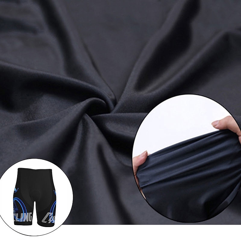 Voor heren Fietsbroek voor op de weg Fietsbroek Gevoerde wielrenshorts Fietsen Short / Broekje Gewatteerde shorts Bergracen Wegwielrennen Sport Grafisch 3D-pad Fietsen Ademend Sneldrogend Zwart Wit 2025 - $25.99 –P13