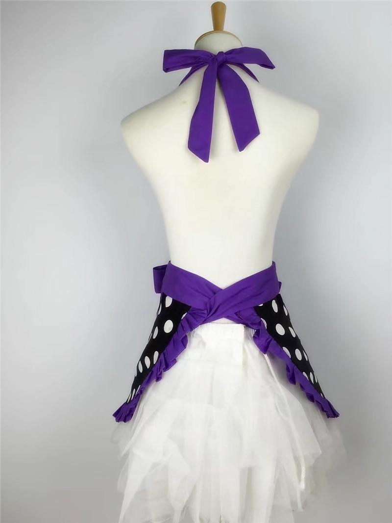 delantal de chef de algodón para mujeres y hombres, delantal de cocina, delantal de jardinería personalizado lunares salón pinafore delantal vintage regalo de la madre 2026 - $26.99 –P8