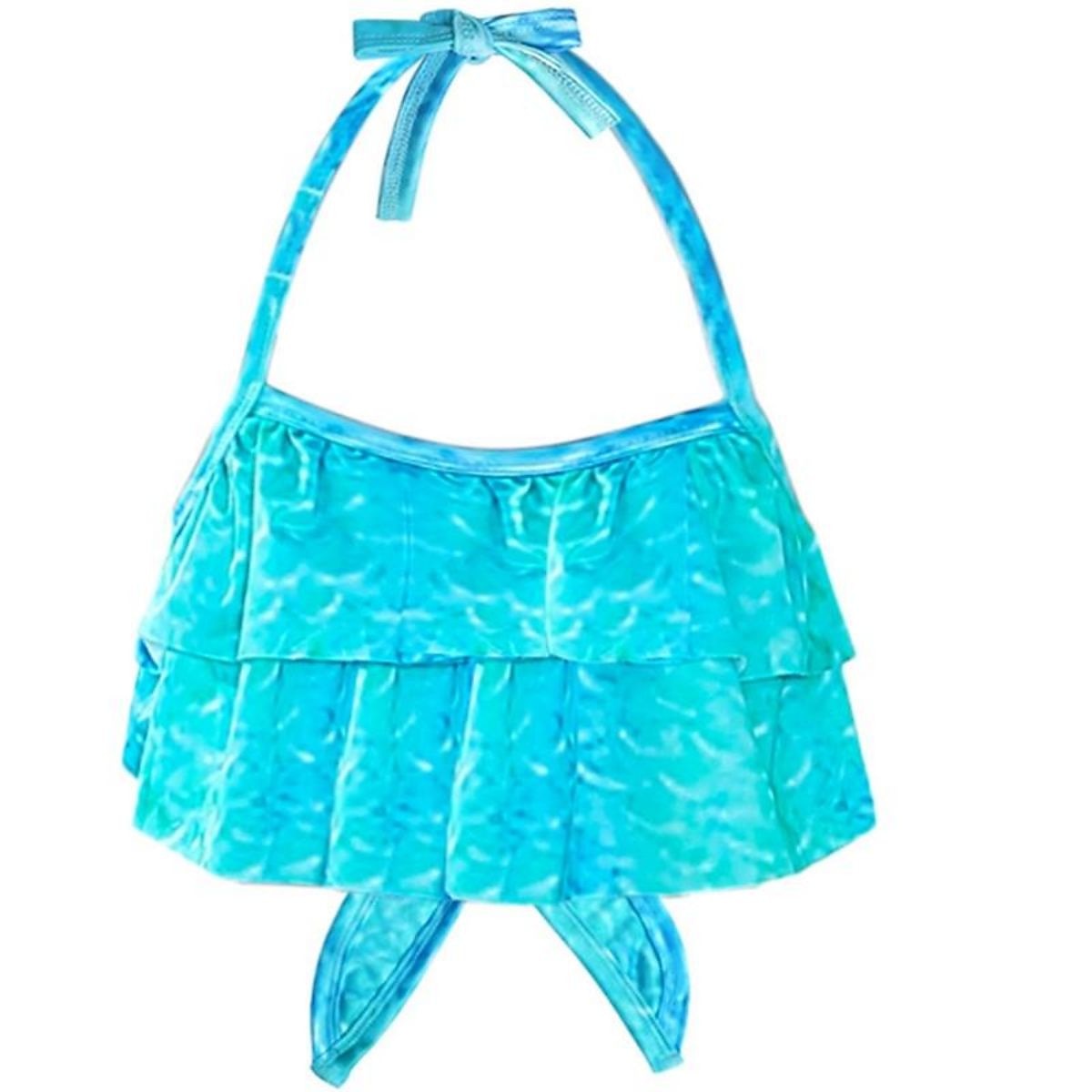 kinderkleidung Mädchen Dreiteiler Meerjungfrau Bademode Bikini Bikini Schwimmen Kindertag Farbblock Kuschelig Sexy Badeanzüge 3-10 Jahre Sommer Leicht Blau 2025 - $32.99 –P4
