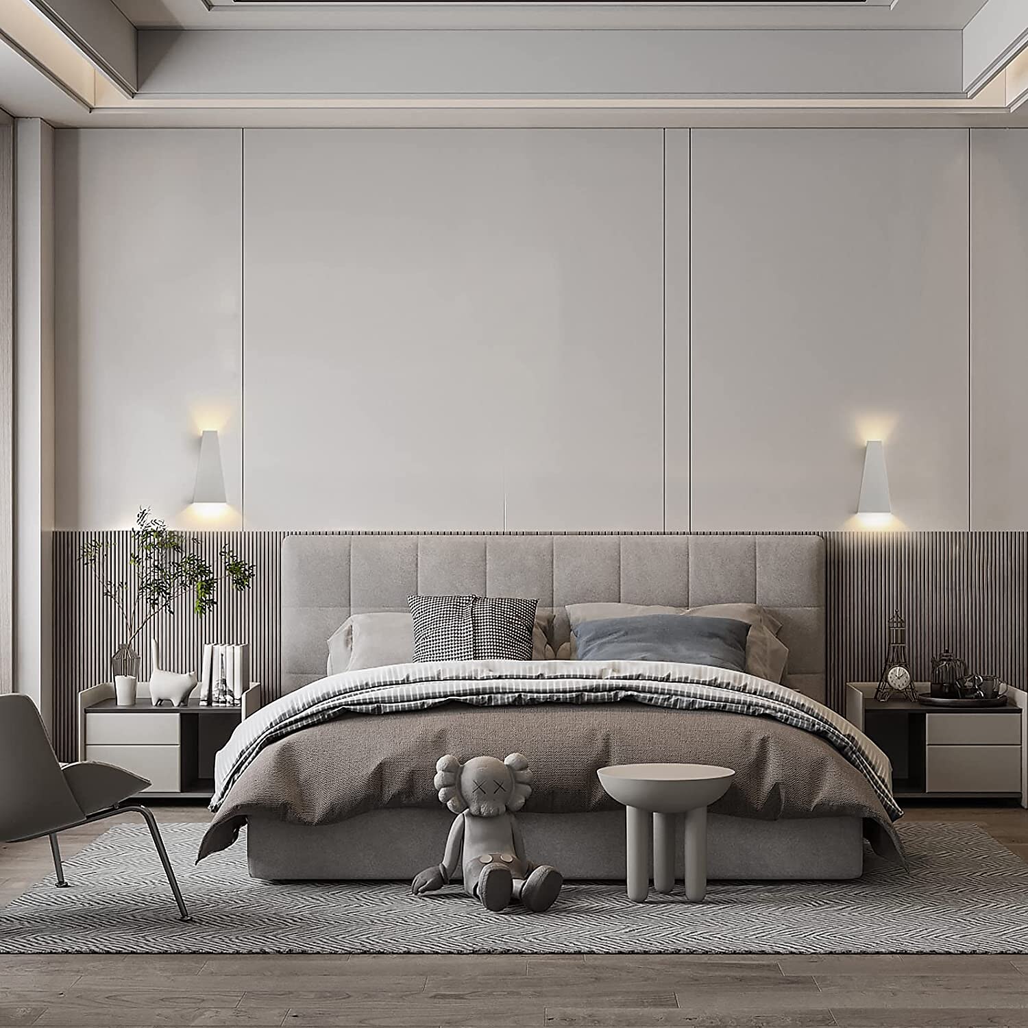 2 sztuk nowoczesny kryty kinkiet led metal mały kinkiet unikalny styl 10w up down kinkiet led lampka nocna do sypialni salon restauracja 2025 - $56.99 –P3