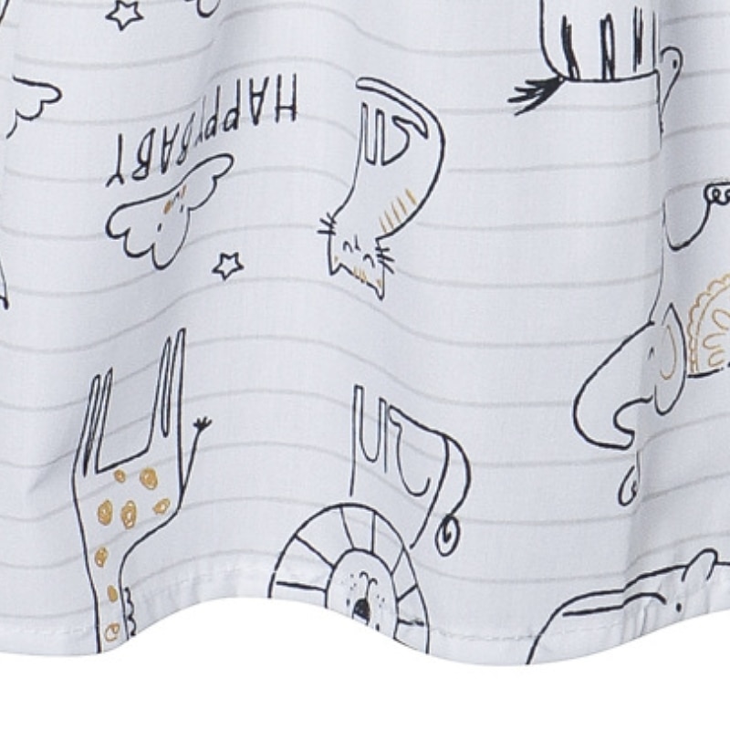 Bambino Da ragazza Vestito Floreale Animali Senza maniche Stampa Essenziale Cotone Al ginocchio Estate 3-10 anni Giallo Rosa Blu del 2025 a $20.99 –P1
