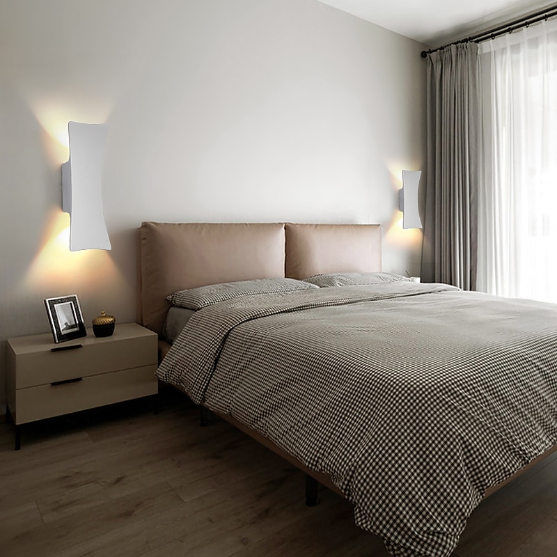 modern északi stílusú kültéri fali lámpák beltéri fali lámpák hálószoba alumínium 220-240v 7 w 2025 - $82.99 –P3