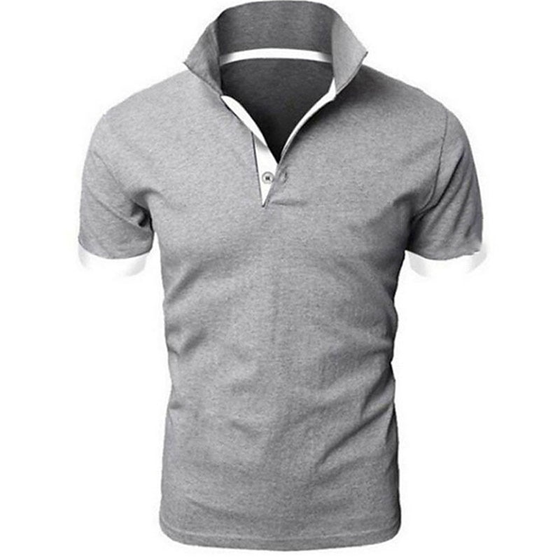 Bărbați Tricouri polo Cămașă de golf Casual Zilnic Gulerul Polo Manșon scurt Clasic Bloc Culoare Butonul frontal Buton în jos Vară Fit regulat Albastru piscină Galben Auriu Negru / Roșu Negru Alb 2026 - $13.49 –P2
