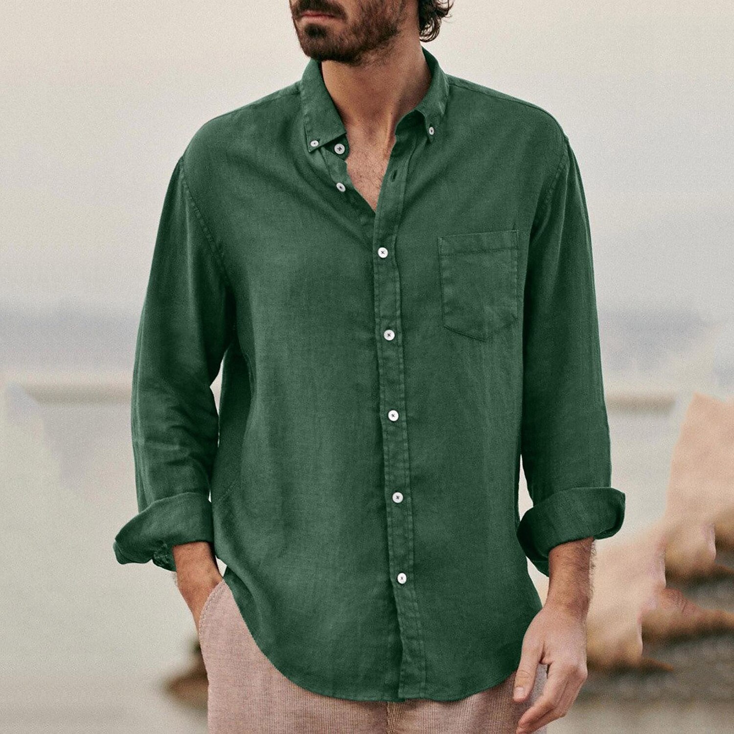 Men's Hiking Shirt Tee Tshirt Top Outdoor Breathable Lightweight Soft Comfortable Summer Spring Black Brown Green Fishing Climbing Running 2025 - $16.49 –P12