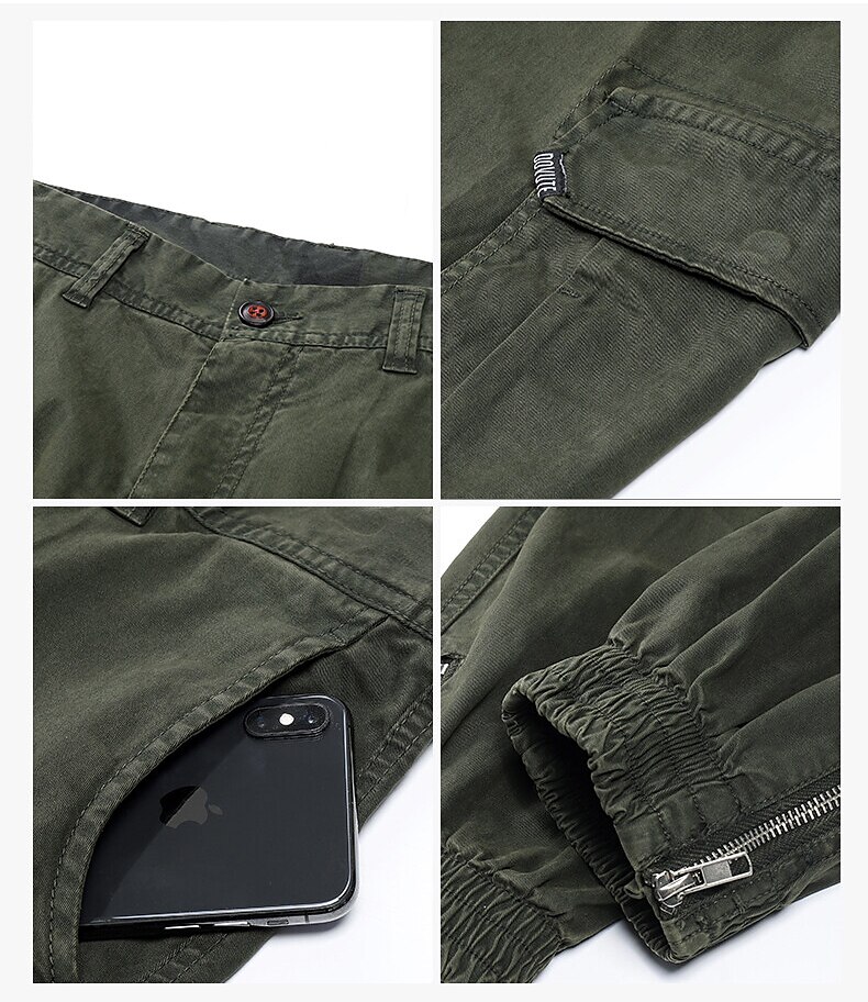 Hombre Pantalones cargo Pantalones para senderismo Militar Verano Al aire libre Ajuste regular Ripstop Secado rápido Bolsillo con cremallera Multi bolsillo Pantalones / Sobrepantalón Prendas de abajo 2025 - $49.99 –P2