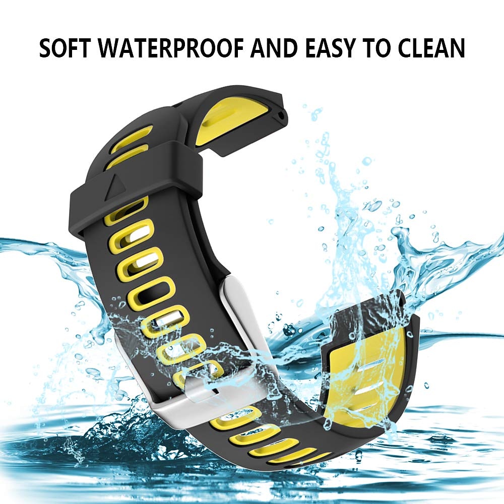 Ремешок для часов для Garmin Forerunner 220/230/235/620/630/735XT Approach S20 / S6 / S5 силиконовый Замена Ремень с помощью инструмента для удаления Дышащий Спортивный ремешок Браслет 2025 - $13.99 –P15