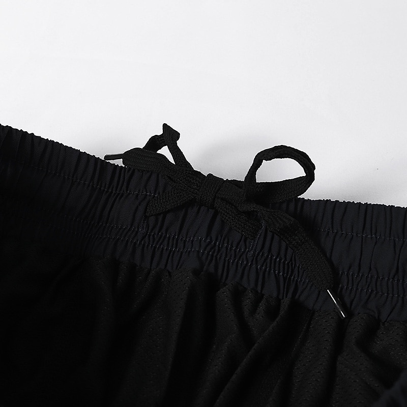 Homme Bloc de Couleur Shorts de course Combi Short Cuissard Short Sport Vélo Shorts Coupe décontractée Des sports Séchage Rapide Doux Bandes réfléchissantes Évacuation de la transpiration Noir Rouge de 2026 ? $26.99 –P6