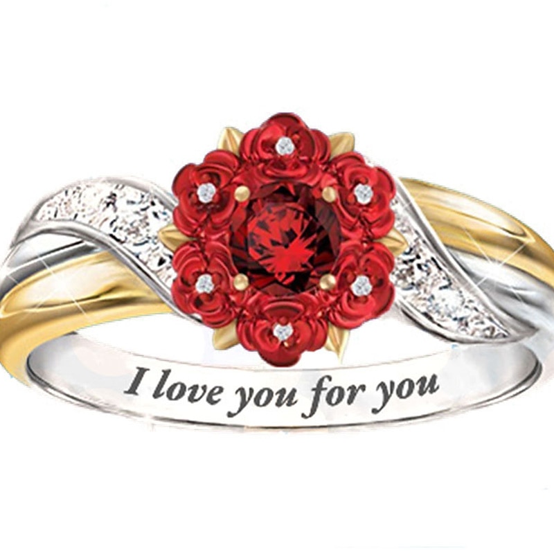 anello di dichiarazione delle donne mamma ti ama per sempre intarsiato zircone femminile anello tartaruga gufo fiore unicorno anello donne ragazze regalo gioielli (delfino, 6) del 2025 a $5.49 –P3