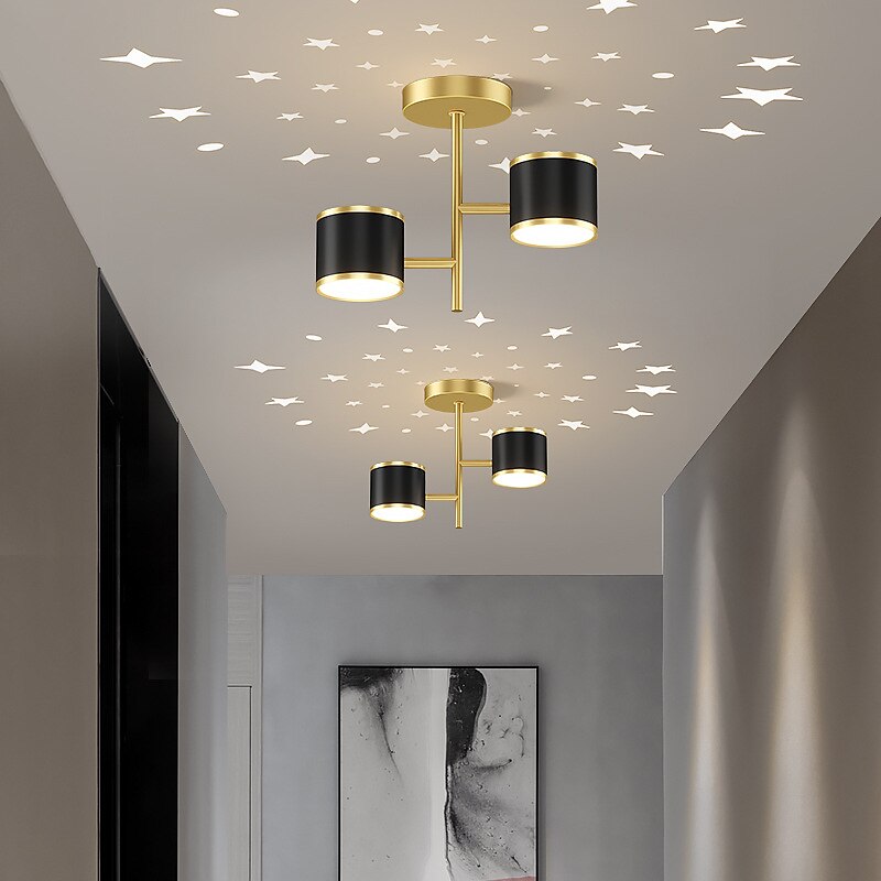 Lampada Da Soffitto Per Portico Del Corridoio Lampada Da Soffitto A Led Con Luce Di Proiezione Creativa del 2025 a $187.99 –P7