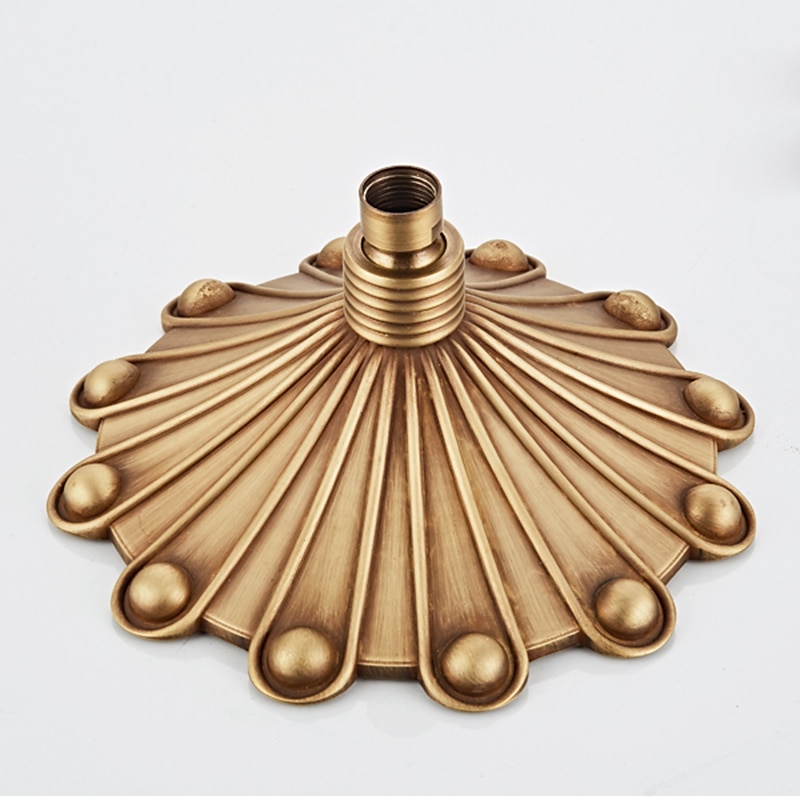 Shower Faucet,Rainfall Shower System Body Jet Massage Set - Handshower Included pullout Rainfall Shower Antique Vintage Style Antique Brass Mount Inside Brass Valve Bath Shower Mixer Taps 2025 - $566.99 –P7