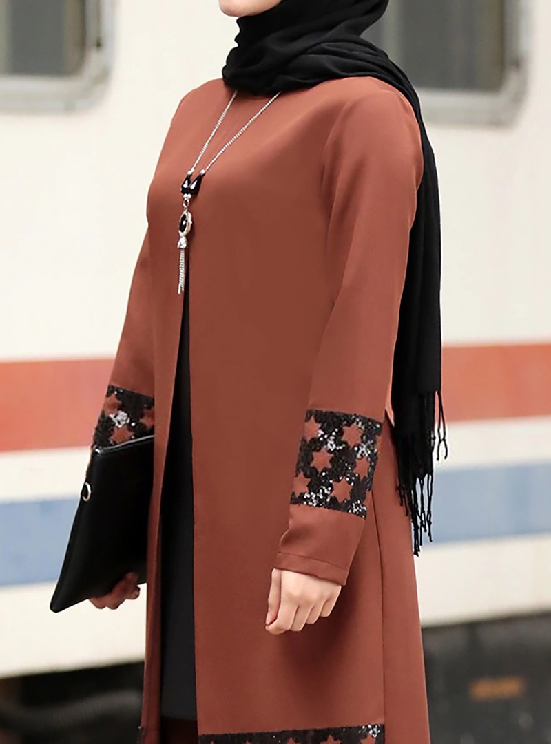 Damen arabisch Muslim Hosen Abaya Kaftan Kleid Für Cosplay Abaya Erwachsene Sterne oben Hosen Party, Festival 2025 - $69.99 –P4