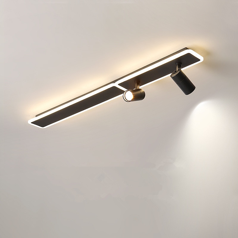 80/100 cm stropní svítidlo led reflektor kovový umělecký styl moderní stylové lakované povrchy 220-240v 2025 - $237.59 –P7