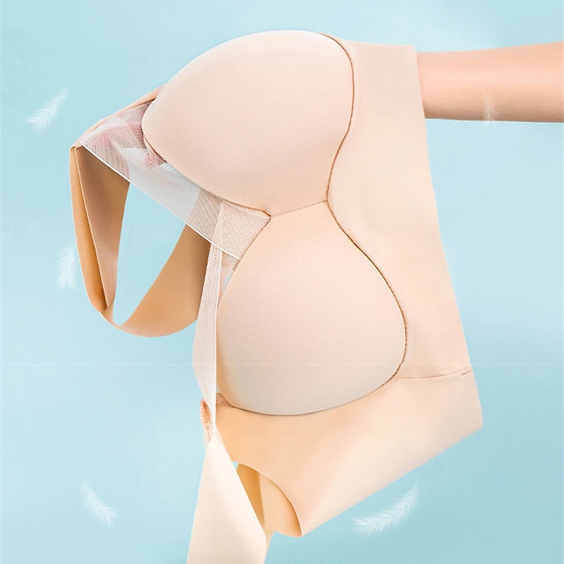 trådløse bh-er for kvinner faste stropper full dekning v-hals pustende ren farge pull-on lukking tilfeldig daglig nylon 1 stk svart rosa / bh & braletter / 1 stk hjemmeantrekk 2025 - $17.49 –P13