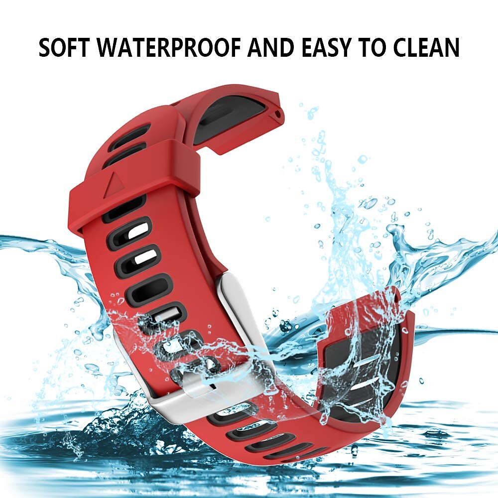 Ремешок для часов для Garmin Forerunner 220/230/235/620/630/735XT Approach S20 / S6 / S5 силиконовый Замена Ремень с помощью инструмента для удаления Дышащий Спортивный ремешок Браслет 2025 - $13.99 –P12