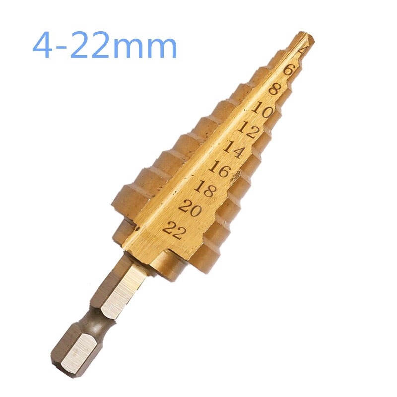stap boren hss 4mm-22mm houtbewerking elektrisch gereedschap 1/4 hex schacht groothandelsprijs hoge kwaliteit metalen boren titanium 2025 - $9.99 –P1