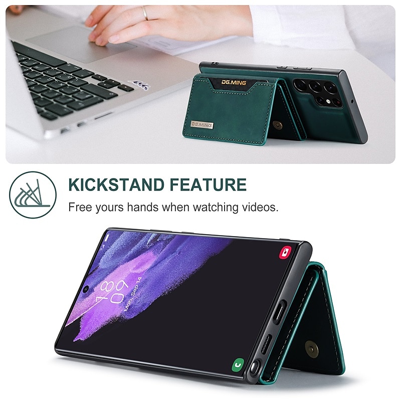 Phone Case Wallet Case For Samsung Galaxy Back Cover S24 S23 S22 S21 Plus Ultra A14 A34 A54 A73 A53 A33 Card Holder Wallet 360°Protection for Camera Shockproof Dustproof Solid Colored PU Leather 2025 - $25.99 –P2