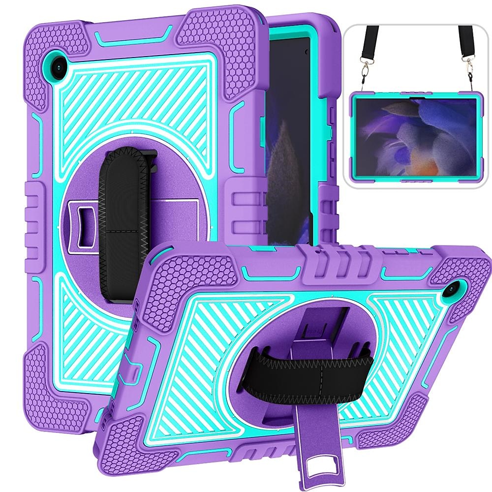 Tablet Case Cover For Samsung Galaxy Tab S7 Plus FE S6 Lite 10.4" A 8.4" 2022 2021 2020 2019 Portable with Stand Holder Dustproof Silica Gel PC 2025 - $33.99 –P1