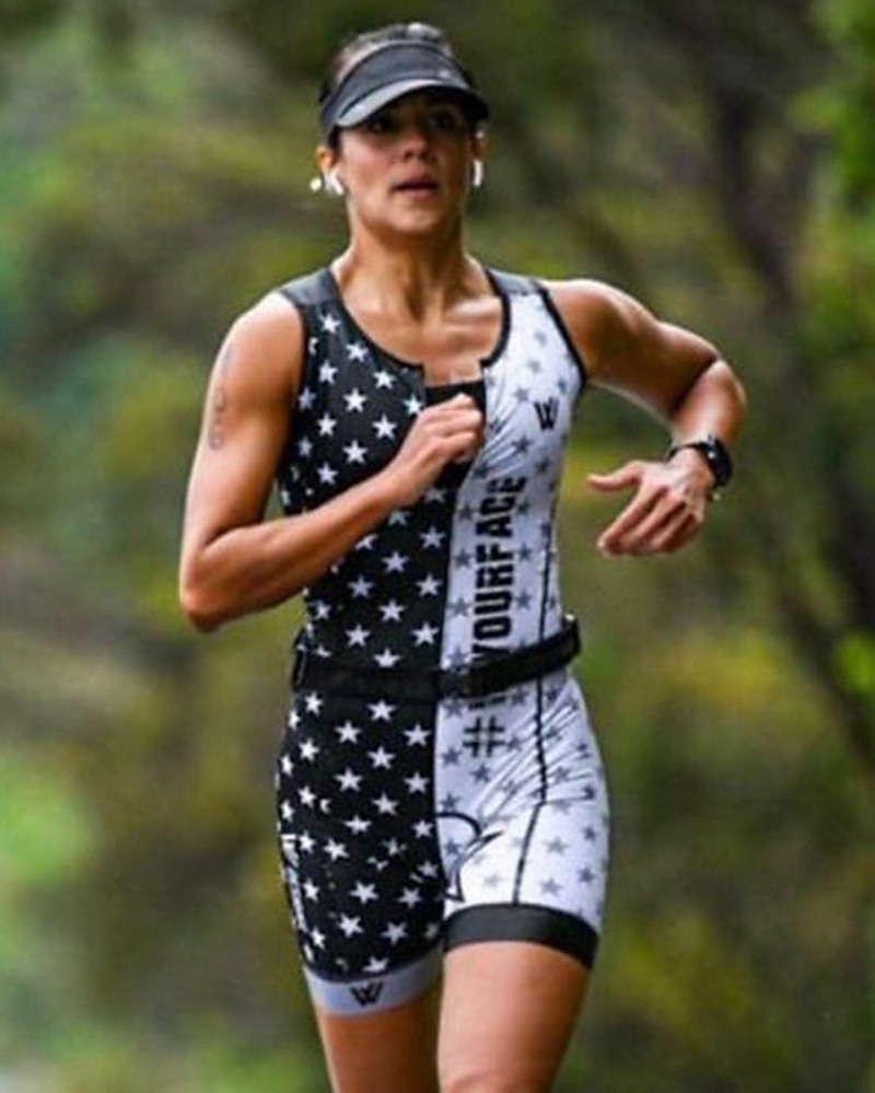 Γυναικεία Ολόσωμη στολή για τρίαθλο Αμάνικο Ποδηλασία Βουνού Ποδηλασία Δρόμου Καλοκαίρι Άνοιξη Φθινόπωρο Μαύρο Ανθισμένο Ροζ Μπλε Ποδήλατο Γρήγορο Στέγνωμα Moale Σκούπισμα ιδρώτα Ελαστικό Αναπνέει 2026 - $44.99 –P4