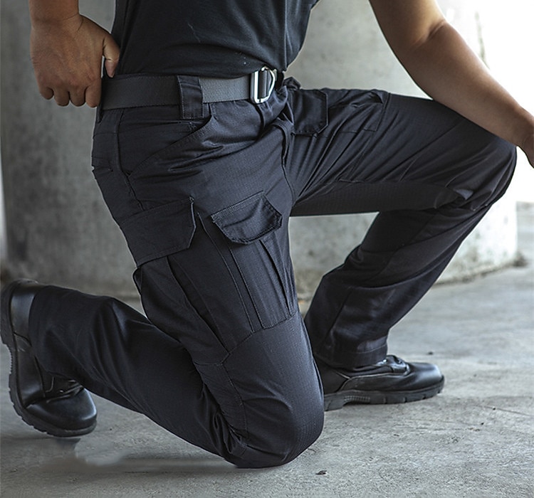 Bărbați Παντελόνι πεζοπορίας Pantaloni de lucru Pantaloni de marfă tactici Militar Vară Primăvară În aer liber Ripstop Rezistent la Vânt Uscare rapidă Multi buzunar Pantaloni Talie elastică Buzunar 2026 - $46.99 –P9