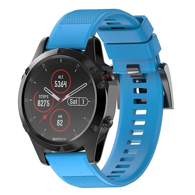 Ремешок для часов для Garmin MARQ Descent G1 Fenix 7 Sapphire Solar / 6 Pro / 5 Plus Forerunner 935 945 Approach S60 S62 силиконовый Замена Ремень Быстрая посадка 22 мм Дышащий Спортивный ремешок 2025 - $21.99 –P8