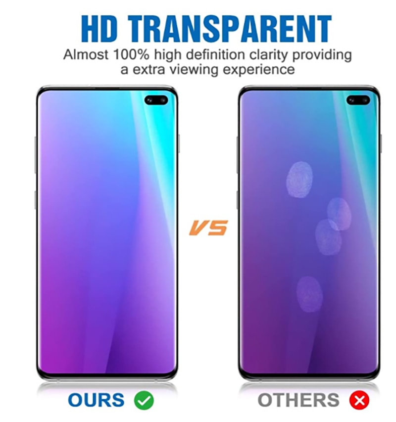 2 штs Защитная пленка Назначение Samsung Galaxy S25 Ультра S25 Ultra Plus S24 Ultra Plus S23 S22 S21 Плюс Ультра Закаленное стекло Уровень защиты 9H Против отпечатков пальцев HD 2025 - $6.99 –P6