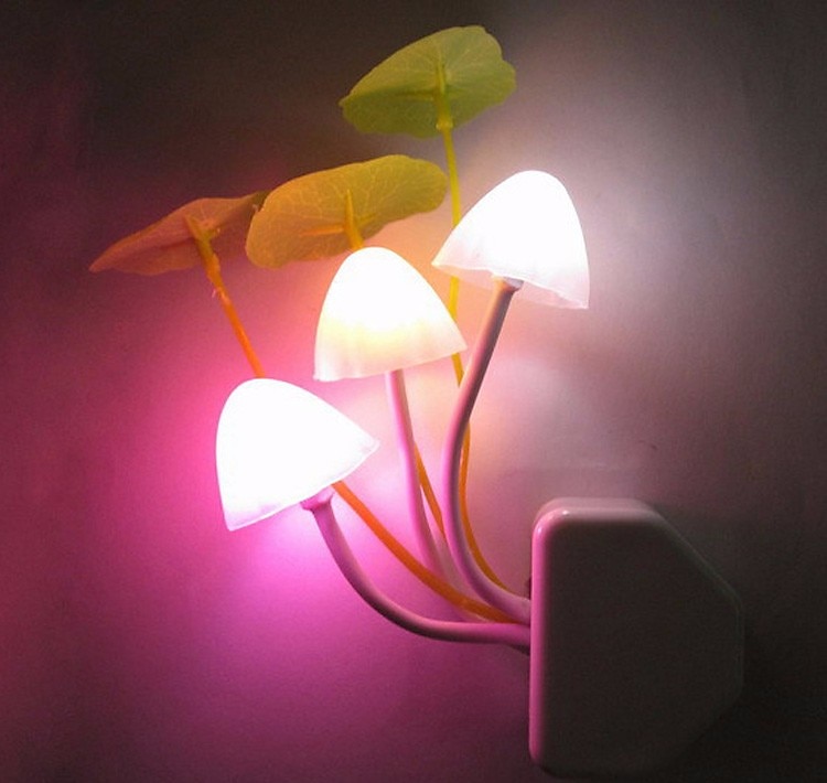 LED Sensor Night Light Plug-in Mushroom NightLights Color Changing Lamp Mushroom Decor, AUSAYE Mini Cute Night Lights for Kids Adults Bedroom Toilet Bathroom Stairs Kitchen Hallway 2025 - $8.49 –P5