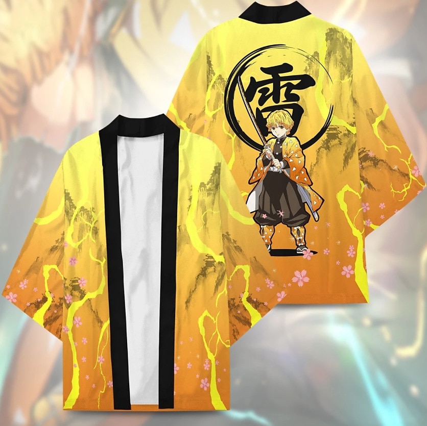 Agatsuma Zenitsu Kamado Tanjiro Rengoku Shinjurou Cartoon Kimono Anime 3D Harajuku Graphic Kawaii For Men's Adults' Carnival Masquerade Back To School 3D Print 2025 - $24.99 –P10