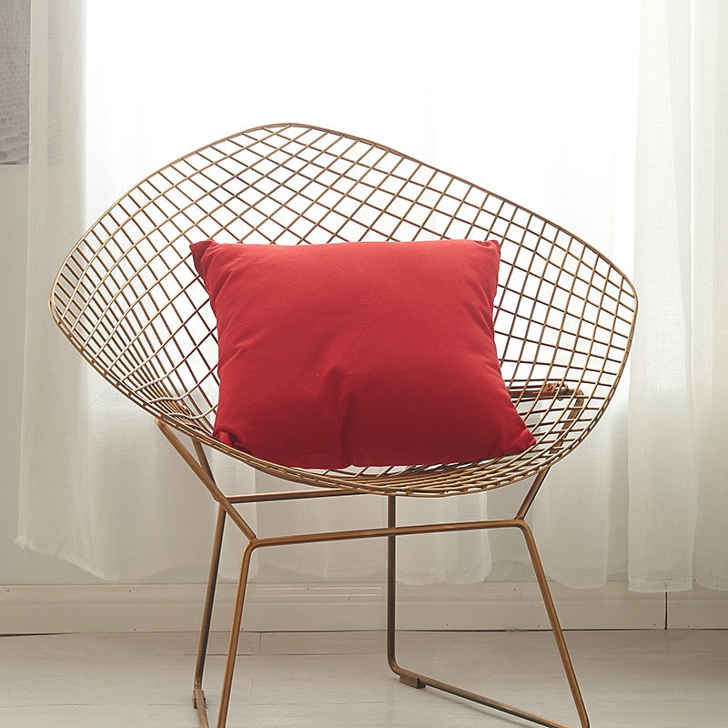 Decorative Toss Pillows 1pc Soft Plush Pillow Cover Solid Colored Candy color Multicolor Simple Square Zipper Traditional Classic Outdoor Cushion for Sofa Couch Bed Chair Pink Blue Purple Yellow 2025 - $10.99 –P6