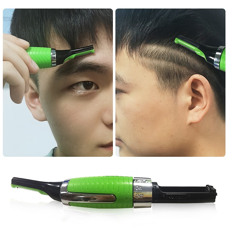 Trimmer pentru sprâncene, urechi, nas, foarfece pentru îndepărtarea bărbaților, aparat de tuns electric pentru nas, aparat de ras pentru îndepărtarea părului sprâncenelor (nu este inclus în livrarea 2025 - $15.99 –P10
