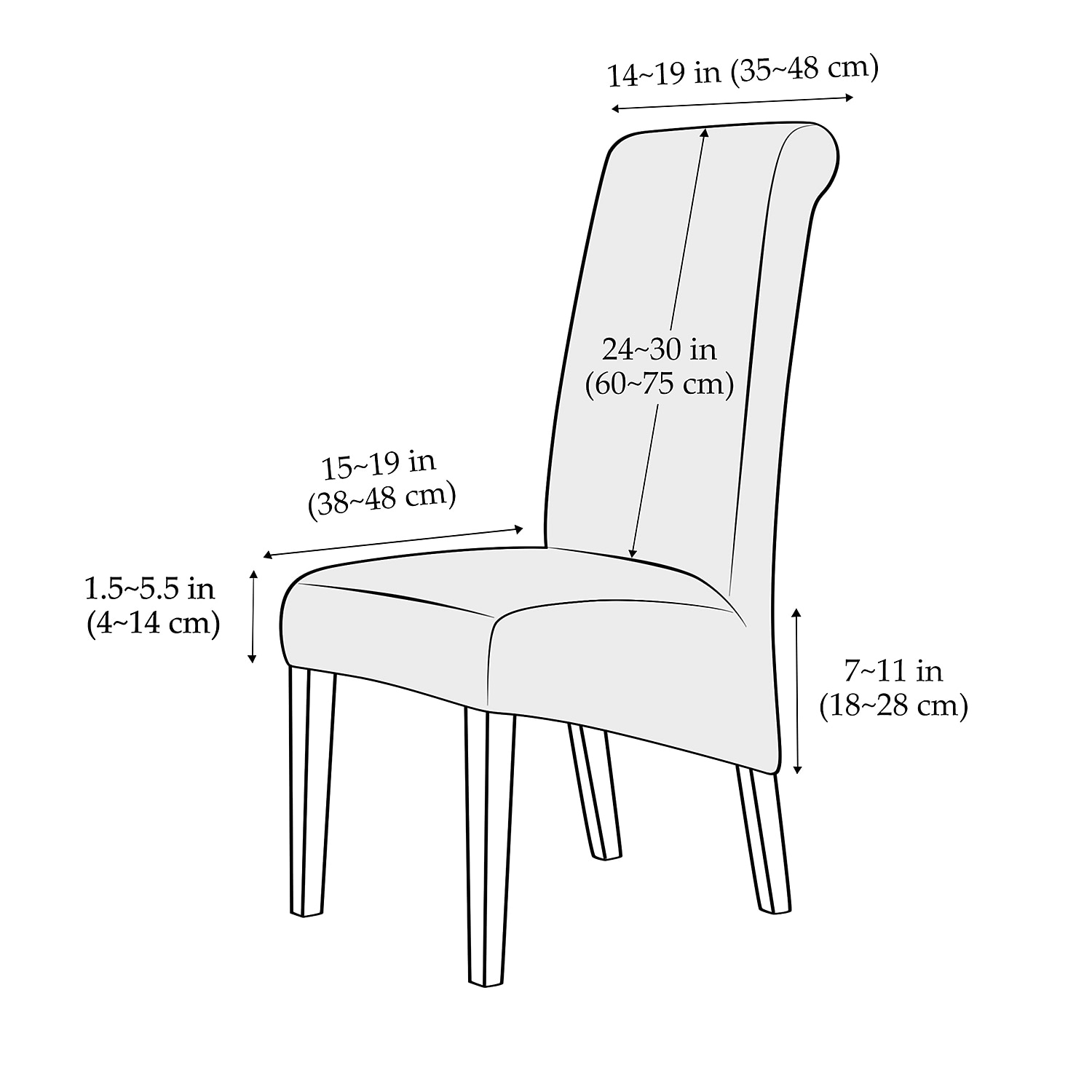 2 st matstolsöverdrag i sammet vinröd stretchstolsäte överdrag spandex med hög rygg elastiskt bottenskydd för middag bröllopsceremoni tvättbar 2025 - $28.99 –P1