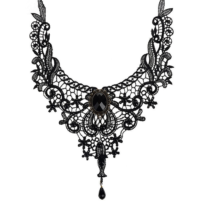 colier dama retro dantela festival acrilic stil vintage colier 2025 - $4.49 –P1