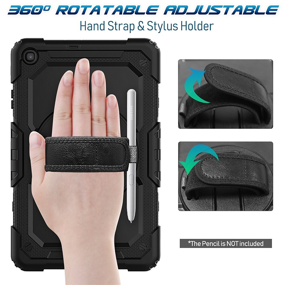Tablet Case Cover For Samsung Galaxy Tab S8 S7 S6 A8 A7 A Ultra Plus FE Lite 14.6" 12.4" 11" 10.5" 10.4" 8.7" 8.0" 2022 2021 2020 2019 Portable with Stand Pencil Holder Solid Colored PC 2025 - $33.99 –P1